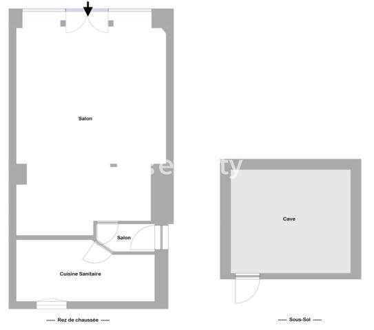 Local Commercial 2 pièces - 41 m² Exclusivité efficity