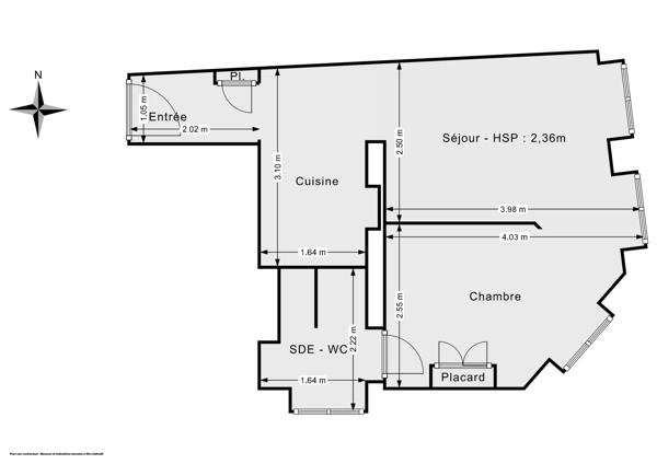 Appartement 2 pièces de 27 m² avec cave à proximité de Jules Joffrin Paris 18e