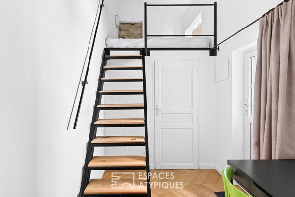 Rez de jardin intimiste avec dépendance au coeur du quartier Mazarin