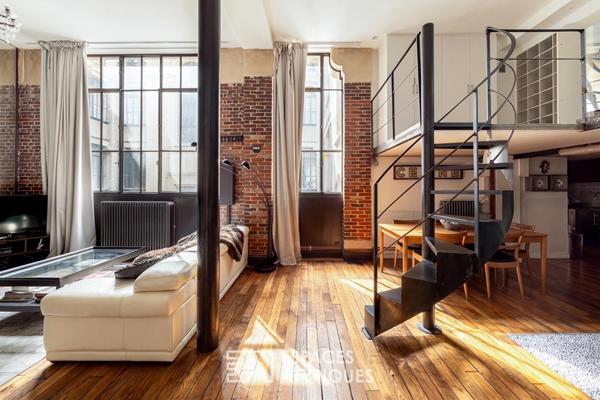 Loft industriel de caractère au coeur de la rue Martel