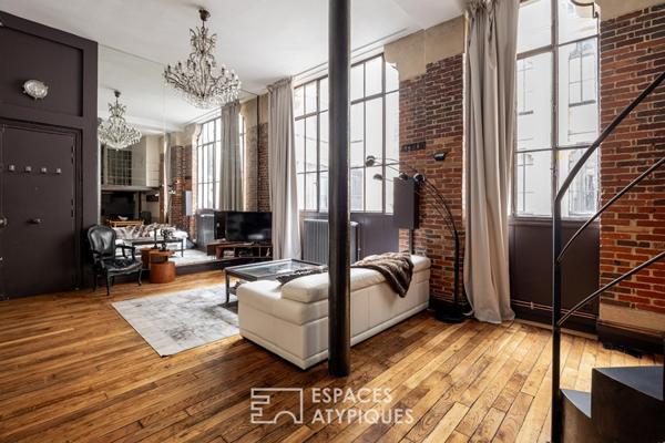 Loft industriel de caractère au coeur de la rue Martel