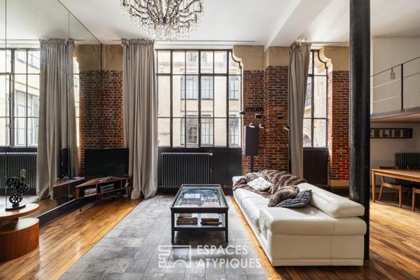 Loft industriel de caractère au coeur de la rue Martel