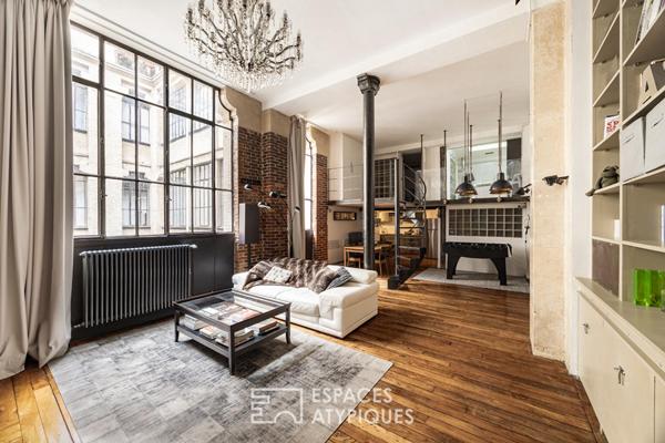 Loft industriel de caractère au coeur de la rue Martel