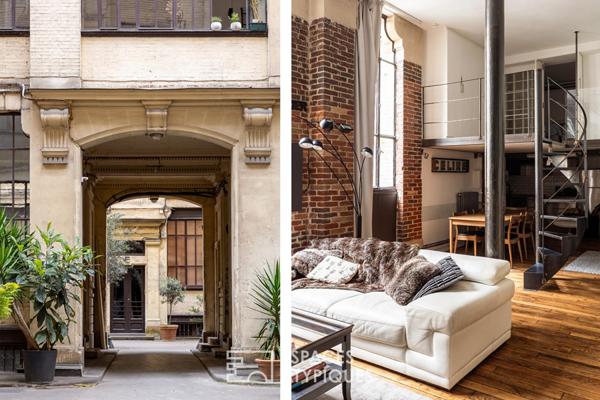 Loft industriel de caractère au coeur de la rue Martel