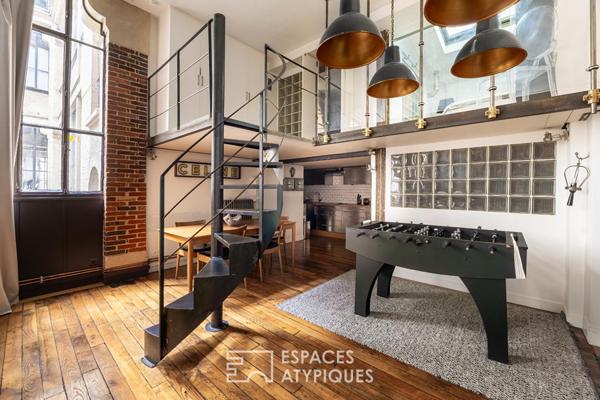 Loft industriel de caractère au coeur de la rue Martel
