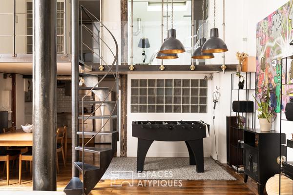 Loft industriel de caractère au coeur de la rue Martel