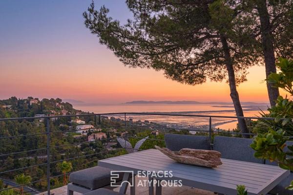 Maison contemporaine avec vue mer exceptionnelle