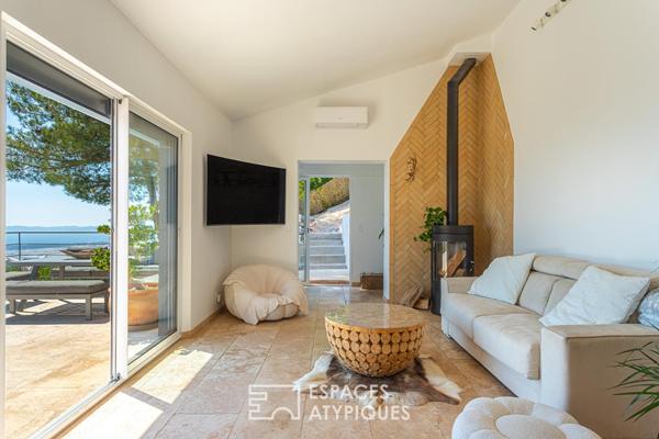 Maison contemporaine avec vue mer exceptionnelle