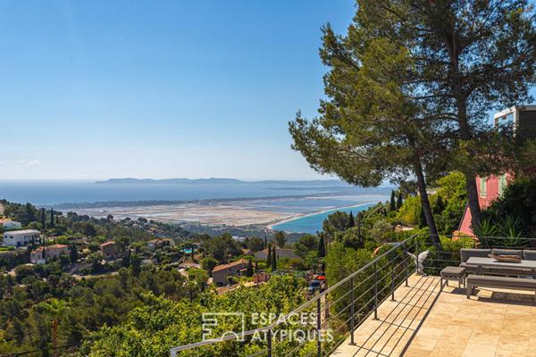 Maison contemporaine avec vue mer exceptionnelle