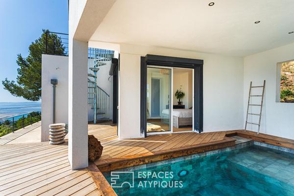 Maison contemporaine avec vue mer exceptionnelle