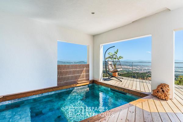 Maison contemporaine avec vue mer exceptionnelle