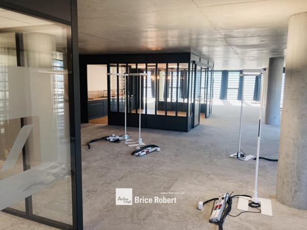Bureaux en location Lyon 2ème terrasse et vue sur la Saone Pavillon 52