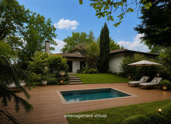 LEOGNAN - Proche Gradignan - Belle maison familiale sur un magnifique jardin