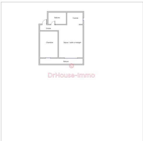 Appartement à vendre 2 pièces de 31 m²