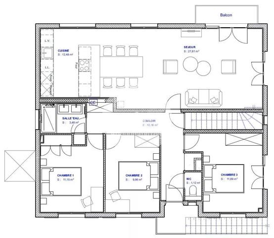 Vente                                                      Appartement
                        
                     4 pièces                      89 m2                     à Saint-Brevin-les-Pins