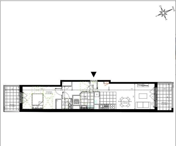 Appartement à vendre 2 pièces 49 m² Sainte-Geneviève-des-Bois