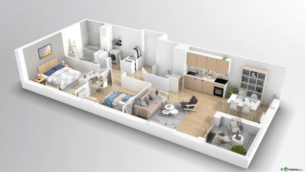 Appartement à louer à Saint-Herblain (44800)