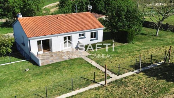 Maison avec sous-sol au cœur de la nature, idéale pour les amoureux des grands espaces
