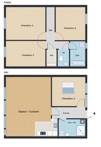 Maison 5 pièces, 101 m2