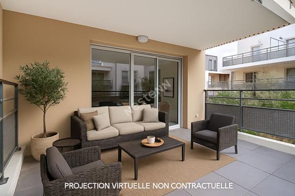 Appartement neuf T3 avec terrasse et place de parking privative