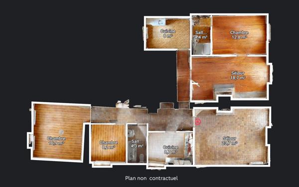 Appartement à vendre    6 pièces • 125 m2 Sainte-Foy-lès-Lyon