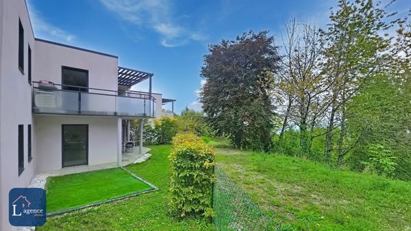 Appartement T3 72.45 Rez de jardin Garage double Parking Cave Gex 01170