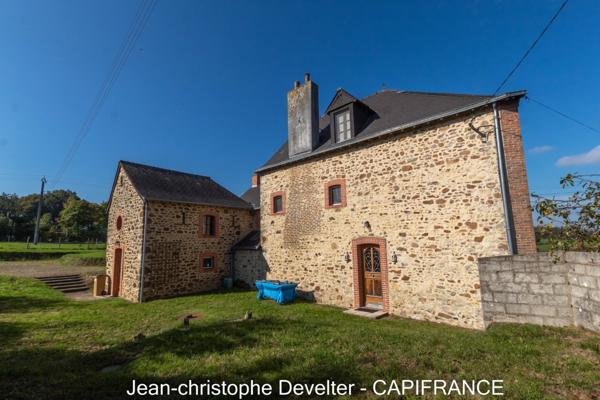 Dpt Mayenne (53), à vendre à Saint Georges de Buttavent maison 3 chambres sur terrain de 1360 m2