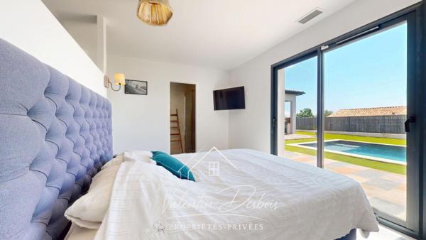 Villa contemporaine 2020 - 170 m² habitables - Piscine chauffée - Double garage
