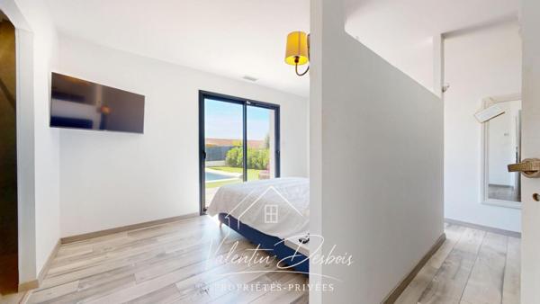 Villa contemporaine 2020 - 170 m² habitables - Piscine chauffée - Double garage