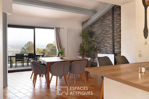 Maison d’architecte avec vue panoramique