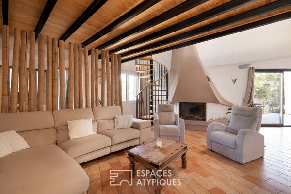 Maison d’architecte avec vue panoramique