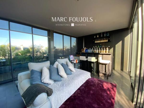 Paris 16 Trocadéro : dernier étage terrasse