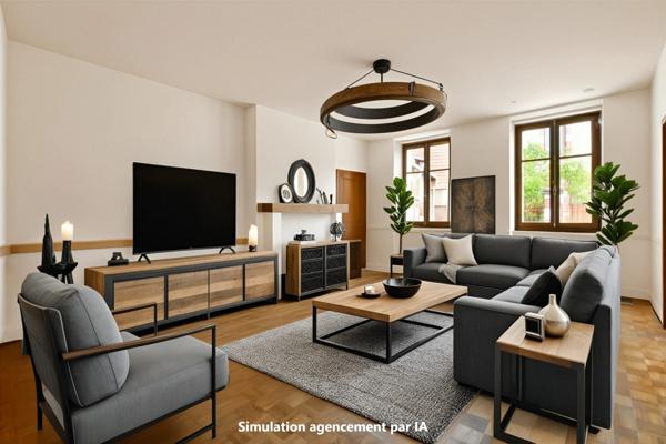 Dpt Cher (18), à vendre LE CHATELET maison P3 de 98 m² - Terrain de 207 m²