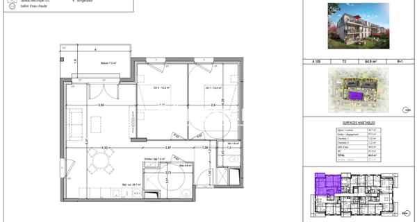 À vendre Appartement 3 pièces 65 m² - Cabourg 14390