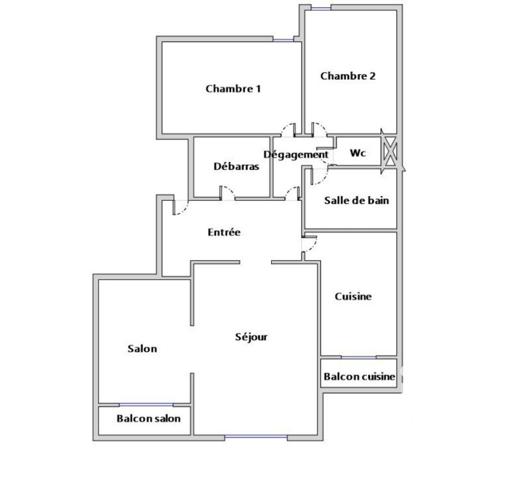 Appartement 3 pièces de 71 m² à Pertuis (84120)