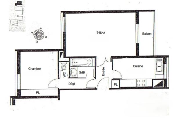Appartement de 2 pièces à BAGNEUX (92): Luminosité, calme et potentiel pour ce 2 pièces de 47 m² en étage élevé au sein d’une résidence de standing à quelques minutes du métro.