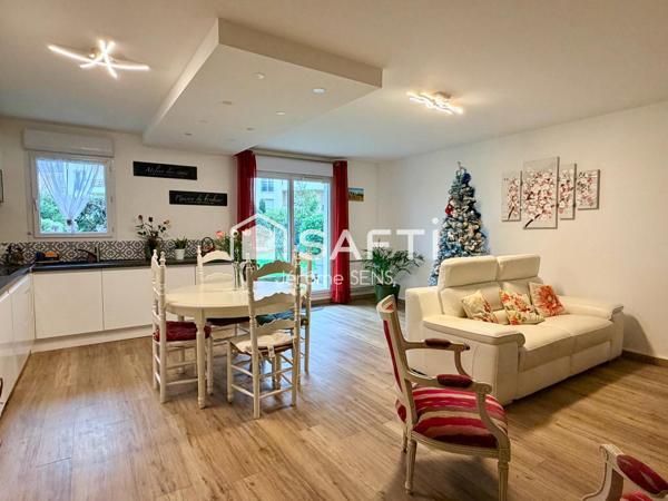 Un jardin en ville, au calme à Poissy