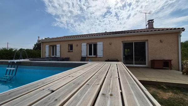 Maison 4 pièces - 3 chambres - terrasse - piscine hors sol