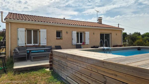 Maison 4 pièces - 3 chambres - terrasse - piscine hors sol