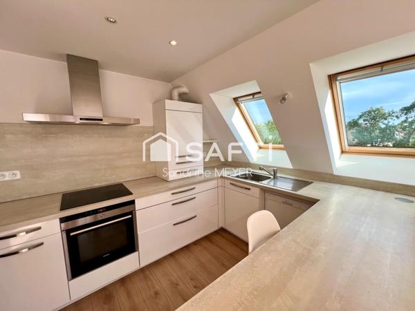 Magnifique appartement en attique 121 m²