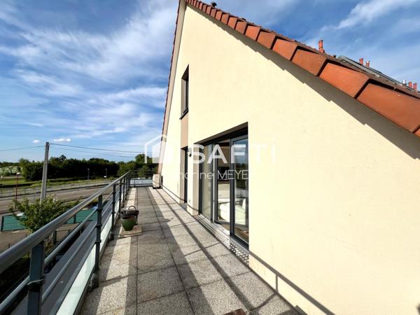 Magnifique appartement en attique 121 m²