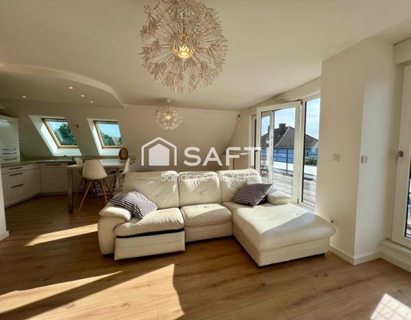 Magnifique appartement en attique 121 m²