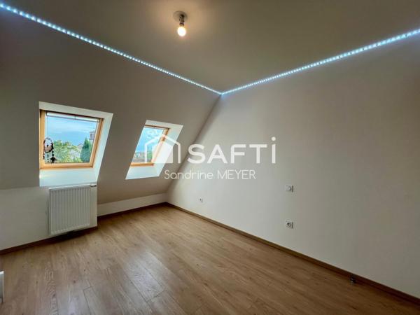 Magnifique appartement en attique 121 m²