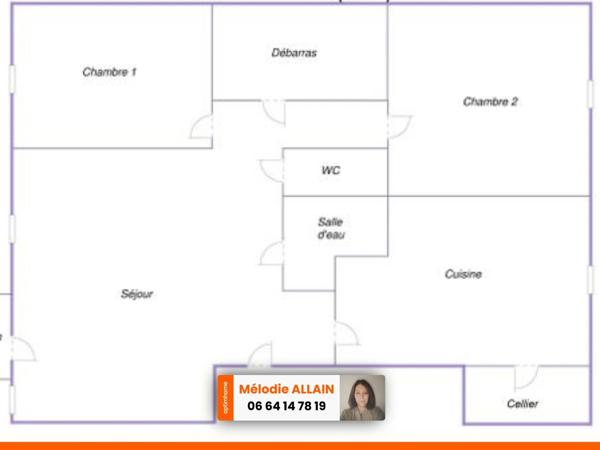 Vichy - Appartement T3 de 67.7m² avec cave et garage