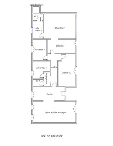 Magnifique maison de caractère de 120M2 avec piscine et garage double sur grand terrain proche de ST SEVER à TOULOUZETTE