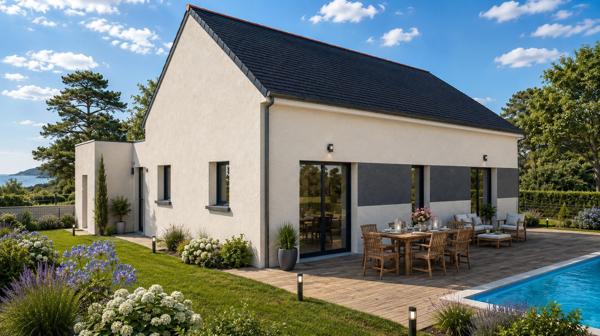 Terrain + Maison à vendre 4 pièces - 92 m²