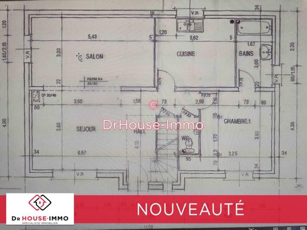 Maison à vendre 6 pièces de 130 m²