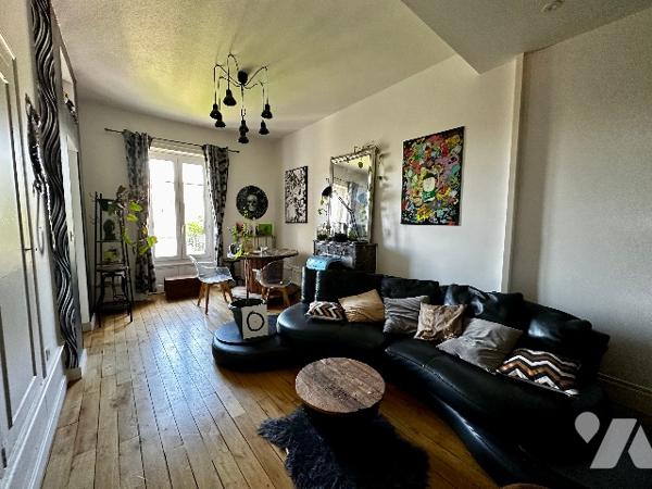 DOLE , appartement traversant 4 pièces 75,78 m²