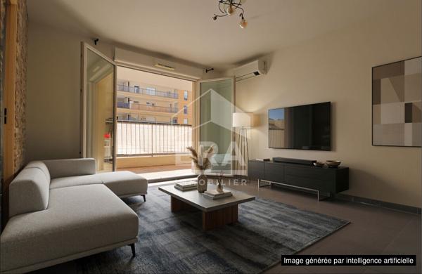 Appartement T2  - Marseille 10e - Terrasse, ascenseur, cuisine équipée, parking