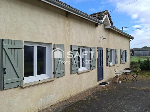 CHARMANTE MAISON DE CAMPAGNE SUR GRAND TERRAIN